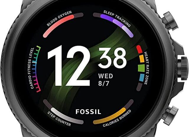 Fossil Men’s Gen 6 44mm Touchscreen Smart Watch.