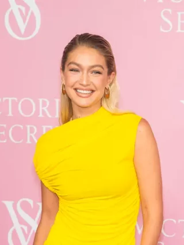 Gigi Hadid attends a Victoria's Secret World Tour event in New York