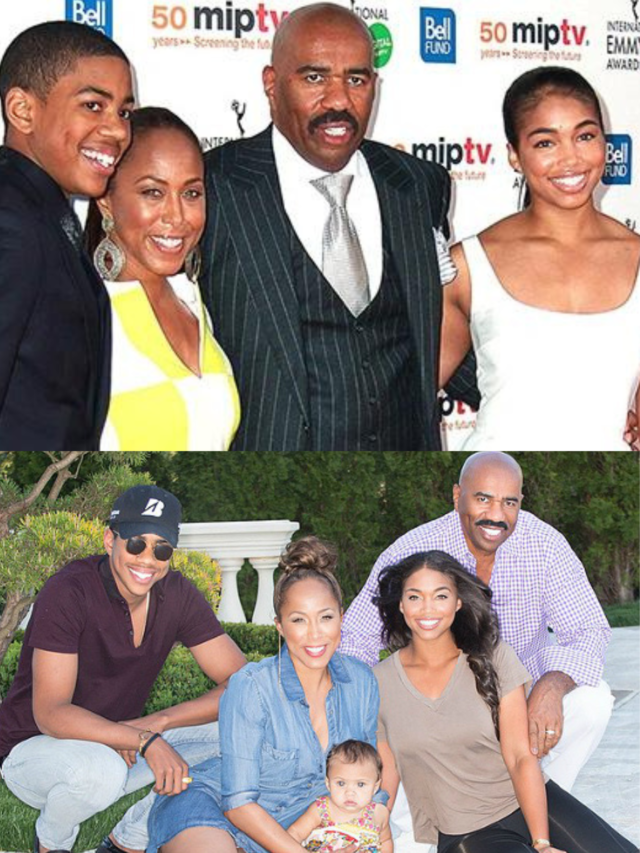 Who are Marjorie Harvey’s natural offspring?