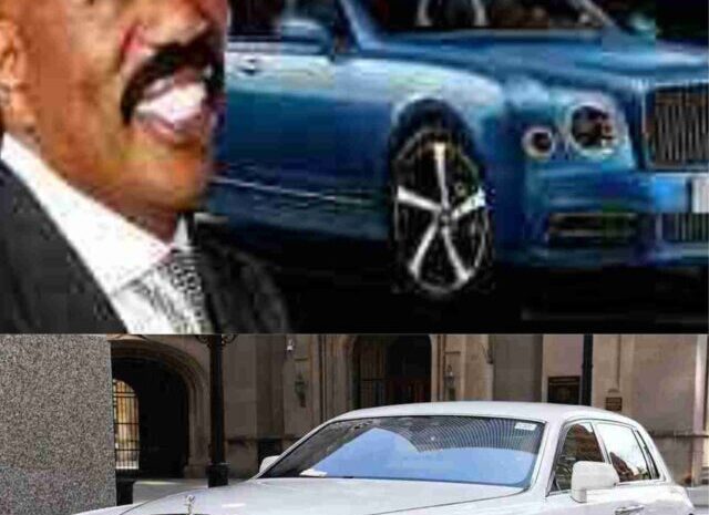 Steve Harvey drives what kind of vehicle?