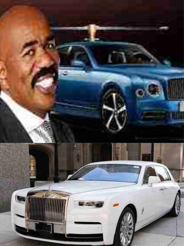 Steve Harvey drives what kind of vehicle?