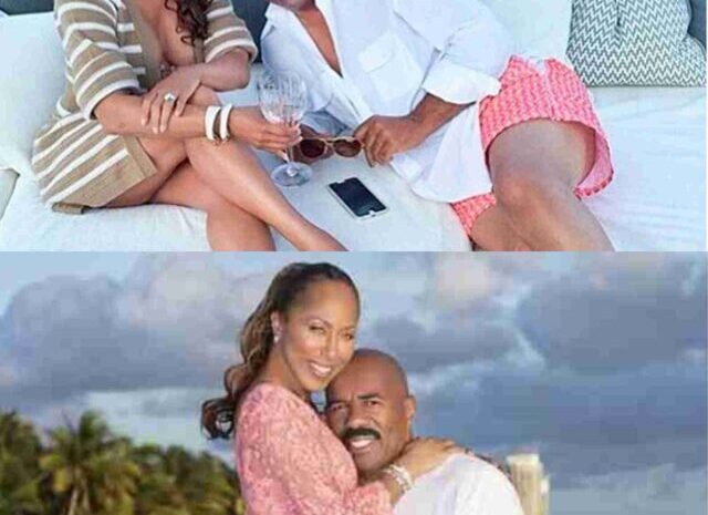 I want to see a photo of Steve Harvey’s wife.