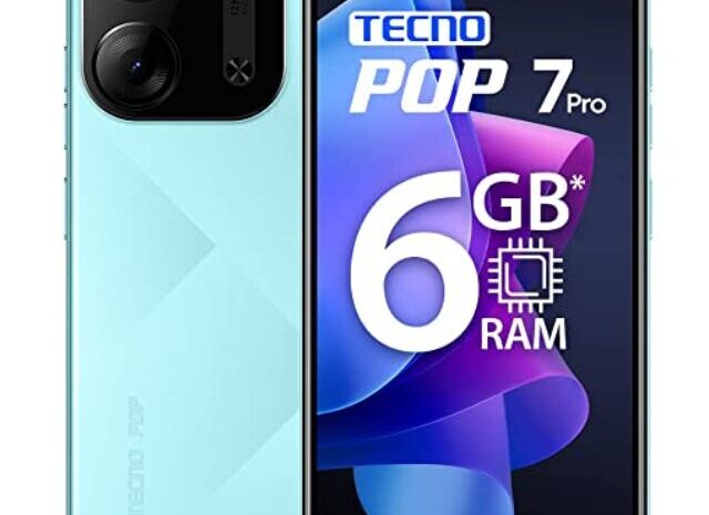 Tecno POP 7 Pro (Uyuni Blue, 3GB RAM,64GB