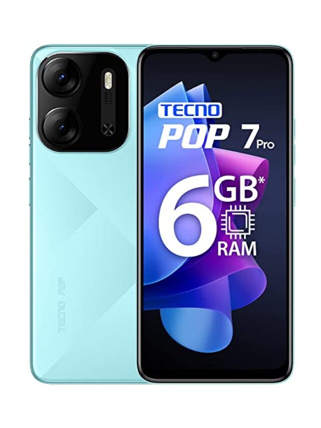 Tecno POP 7 Pro (Uyuni Blue, 3GB RAM,64GB