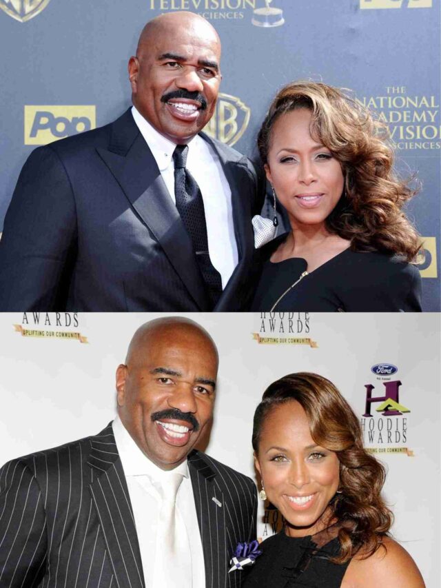 How many times has Marjorie Harvey been married?