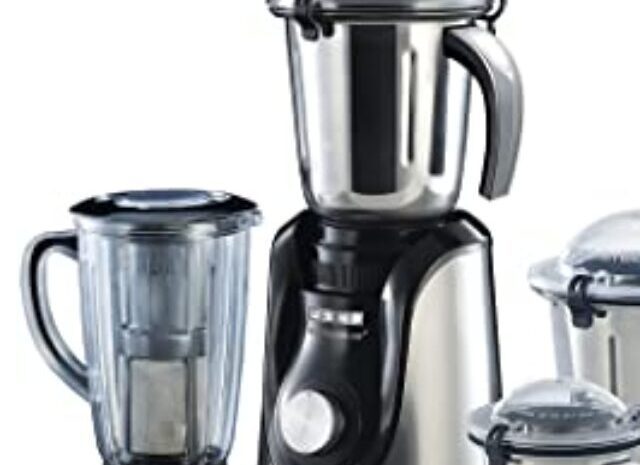 Usha Maximus Plus 800-Watt Copper Motor Mixer Grinder with 3 Jars