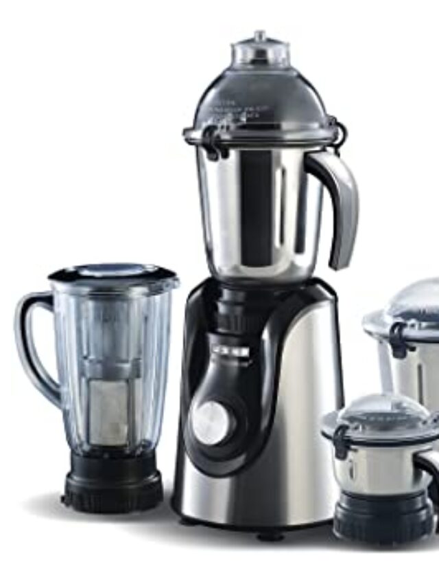 Usha Maximus Plus 800-Watt Copper Motor Mixer Grinder with 3 Jars