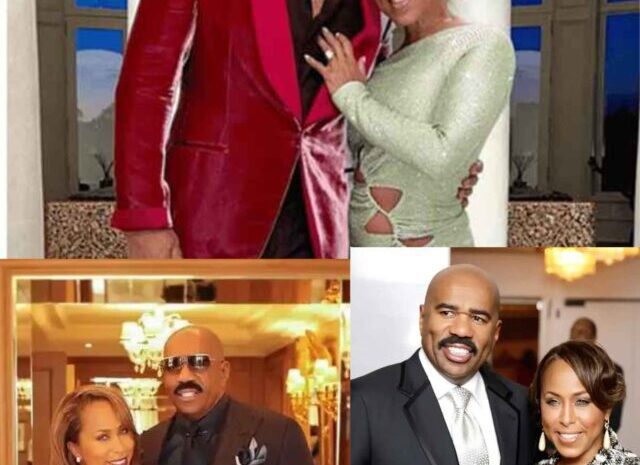What position does Marjorie Harvey hold within Steve Harvey’s companies?