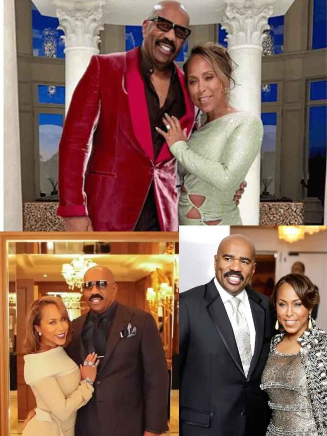 What position does Marjorie Harvey hold within Steve Harvey’s companies?